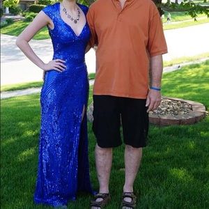 Beautiful MacDuggal prom/pageant dress